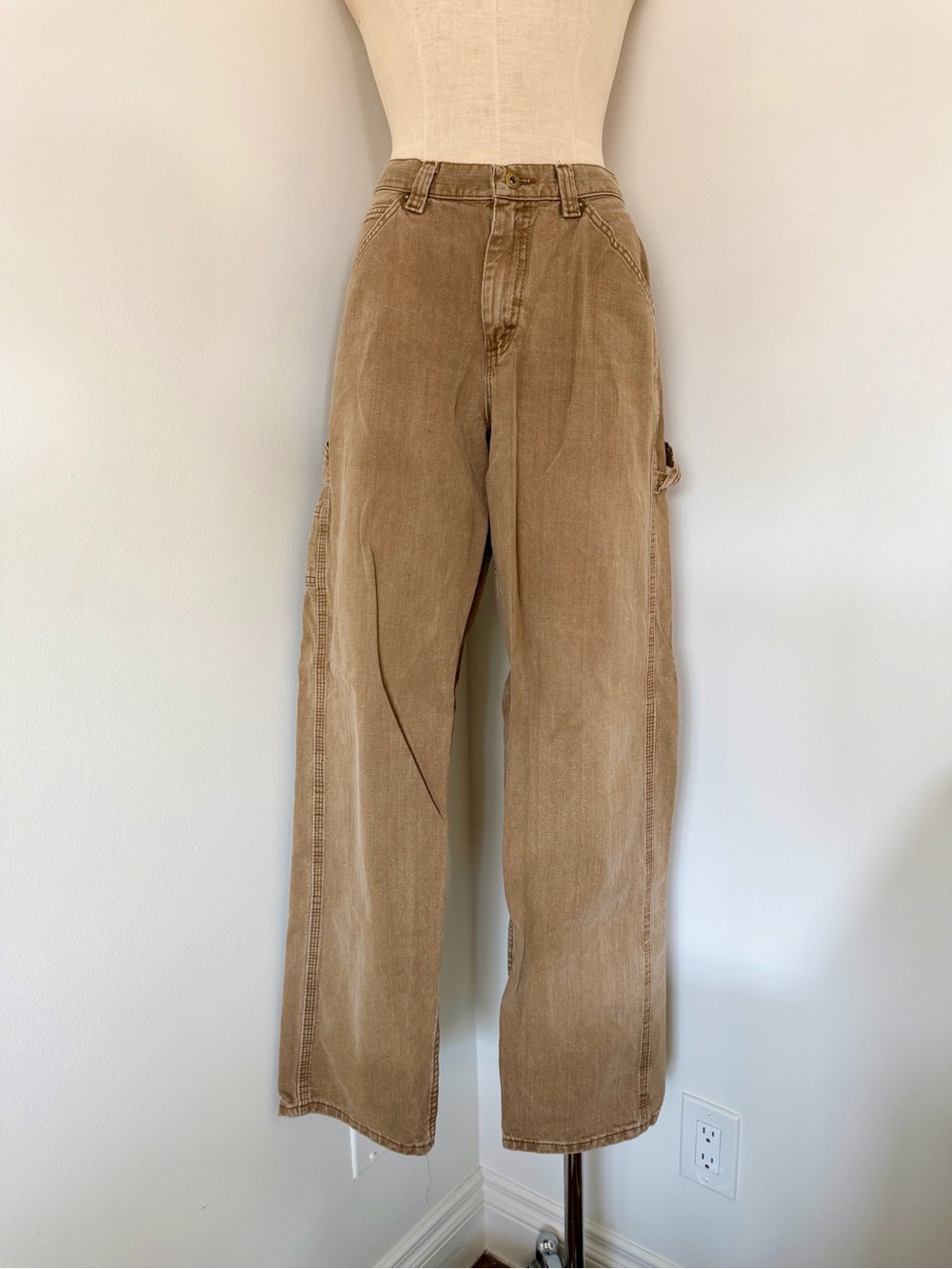 Lee Dungarees Men's Tan Carpenter Pants